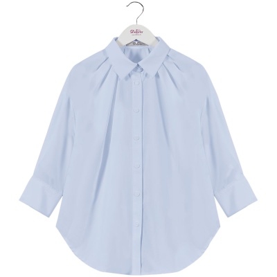 Блузка школьная Deloras 63837C голубой 01